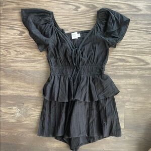 Princess Polly Black Romper